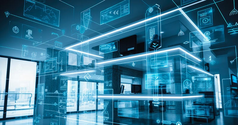 Smart home management system, smart building concept