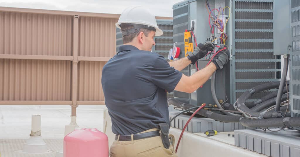 HVAC Professional at Work