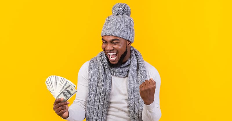 Happy Man with Money