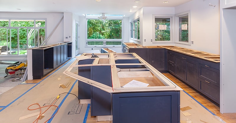 Kitchen Being Remodeled