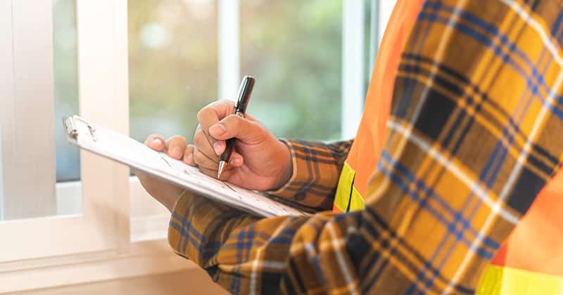 Contractor with a Checklist